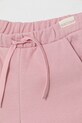 Дівчинка Дитячі бавовняні штани United Colors of Benetton 3UNIGF04P.P.Seasonal рожевий