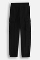 Coccodrillo pantaloni de trening din bumbac pentru copii bumbac negru WC5120102MGJ