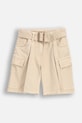 Coccodrillo pantaloncini in cotone regolabile beige WC5119501NGJ