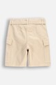 Coccodrillo pantaloni scurți din bumbac WC5119501NGJ bej SS25