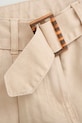 Coccodrillo pantaloncini in cotone beige WC5119501NGJ