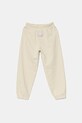 Detské bavlnené tepláky United Colors of Benetton 3UNICF060.G.Seasonal béžová SS25
