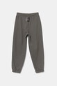 Detské bavlnené tepláky United Colors of Benetton 3UNICF060.G.Seasonal sivá SS25