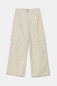 Dětské kalhoty United Colors of Benetton látka béžová 4L2VCE040.G.Seasonal