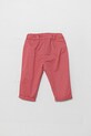 Дитячі штани United Colors of Benetton 4T48GF02C.P.Seasonal рожевий SS25