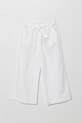 Παιδικό λινό παντελόνι United Colors of Benetton ύφασμα λευκό 43WBCF01W.G.Seasonal