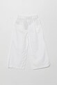 United Colors of Benetton pantaloni de in pentru copii 43WBCF01W.G.Seasonal alb SS25