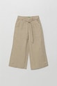 Παιδικό λινό παντελόνι United Colors of Benetton ύφασμα μπεζ 43WBCF01W.G.Seasonal