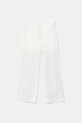 United Colors of Benetton pantaloni copii tricotaj alb 4WYWCF04E.G.Seasonal