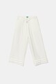 United Colors of Benetton spodnie dziecięce tkanina biały 4VDVCF04M.G.Seasonal