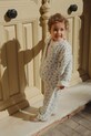 Konges Sløjd pantaloni de bumbac pentru copii RHW x KS MIOBLU PANTS GOTS bumbac bej KS103615