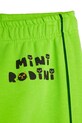 Дитячі бавовняні штани Mini Rodini Mini Rodini Cats зелений 2513010675