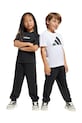 adidas pantaloni de trening din bumbac pentru copii tricotaj negru JC9754