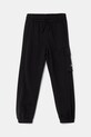 adidas pantaloni de trening din bumbac pentru copii JC9754 negru SS25