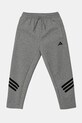 Otroški spodnji del trenirke adidas JJ4811 siva SS25