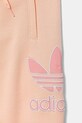 adidas Originals spodnie dresowe bawełniane dziecięce pomarańczowy JC9143