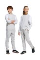 Otroški spodnji del trenirke adidas Performance Pletenina siva JD4823