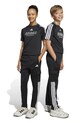 adidas pantaloni de trening pentru copii tricotaj negru JI6175
