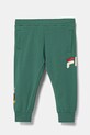 Fila pantaloni de trening pentru copii LASIN tricotaj verde FAK0395