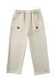 Otroške bombažne hlače Donsje Kassim Trousers Bear 4096301.68.92 bež SS25