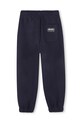 Kenzo Kids pantaloni de trening din bumbac pentru copii K61008.162 bleumarin SS25
