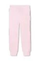 Marc Jacobs pantaloni de trening pentru copii W60469.156 roz SS25