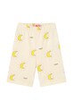 Otroške bombažne hlače Tinycottons MIDNIGHT SUN BABY PANT Potisk rumena SS25.024