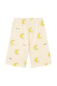 Otroške bombažne hlače Tinycottons MIDNIGHT SUN BABY PANT SS25.024 rumena SS25