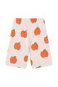 Deklice Otroške bombažne hlače Tinycottons APPLES BABY PANT SS25.039 rumena
