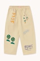 Dětské bavlněné kalhoty Tinycottons ARTSY TREE PANT SS25.204 béžová SS25