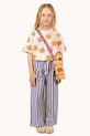 Detské bavlnené nohavice Tinycottons STRIPES WOVEN PANT bavlna modrá SS25.229