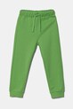 United Colors of Benetton spodnie dresowe dziecięce bawełna zielony 3J70GF010.P.Season.PPYA