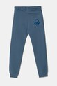 United Colors of Benetton pantaloni de trening din bumbac pentru copii 3J68CF058.G.Season.PPYA albastru SS25
