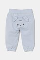 United Colors of Benetton spodnie dresowe bawełniane niemowlęce bawełna niebieski 3J70AF029.W.Seasonal