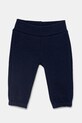 United Colors of Benetton pantaloni tuta in cotone neonati 3J70AF029.W.Seasonal blu navy SS25