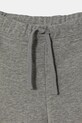 Băieți United Colors of Benetton pantaloni de trening din bumbac pentru copii 3J68GF027.P.Reprop.PPYA gri