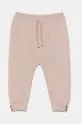 United Colors of Benetton pantaloni de trening pentru bebeluși bumbac roz 1294AF006.W.Seasonal