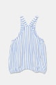 United Colors of Benetton salopete bebeluși din bumbac 35ZEAT011.W.Seasonal albastru SS25