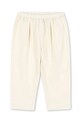 Konges Sløjd spodnie lniane dziecięce CELEBRATION FRANZEN PANTS tkanina beżowy KS103574