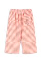 Băieți Konges Sløjd pantaloni de bumbac pentru copii RHW X KS BELLA PANTS GOTS KS103590 rosu