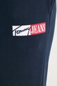 Бавовняні спортивні штани Tommy Jeans темно-синій DM0DM20277