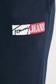 Хлопковые спортивные штаны Tommy Jeans тёмно-синий DM0DM20277