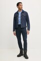 Tommy Jeans pantaloni DM0DM20281 bleumarin SS25