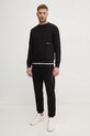 Karl Lagerfeld spodnie dresowe 705464.551900 czarny SS25