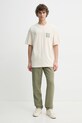 Les Deux pantaloni din in LDM510162 verde SS25