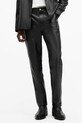 Шкіряні штани AllSaints LYNCH M033TB чорний SS25