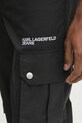 Nohavice Karl Lagerfeld Jeans čierna A1M10054