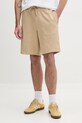 HUGO pantaloni scurți din bumbac bumbac bej 50530696