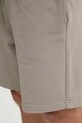 HUGO teplákové šortky pánske bavlnené Dayono béžová 50530696