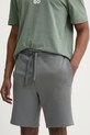 HUGO pantaloni scurti din bumbac bumbac gri 50530696